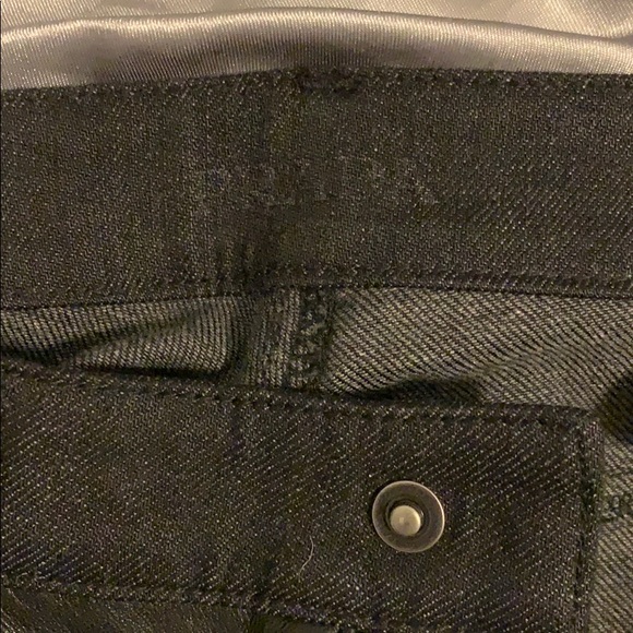 Prada leather/denim jeans - Picture 2 of 5